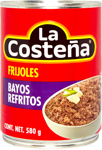 FRIJOLES BAYOS REFRITOS LA COSTEÑA