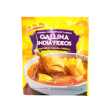 SOPA GALLINA INDIA CON FIDEOS