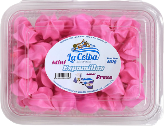 MINI ESPUMILLA FRESA LA CEIBA